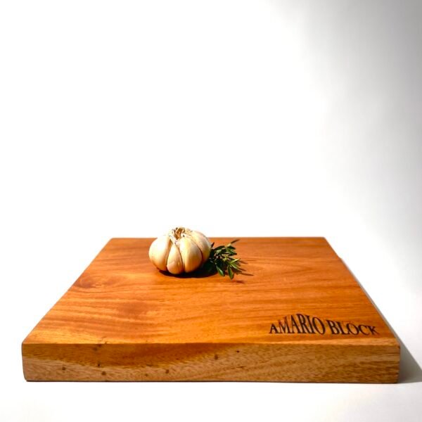 Mahogany Square Cutting Board 3cm Thick (S-Board Series) | Mahoni Cutting Board - Image 3