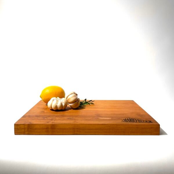 Teak Cutting Board 3cm Thick (S-Board Series) 25cm Width | Jati Cutting Board - Image 3