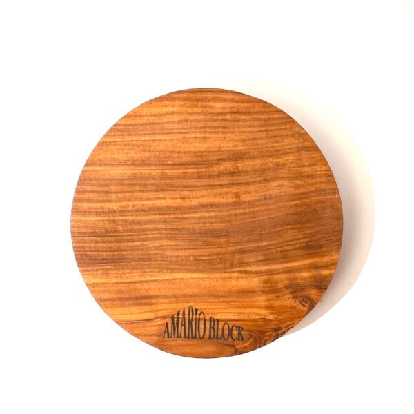 Teak Round Cutting Board 3cm Thick (S-Board Series) | Jati Cutting Board