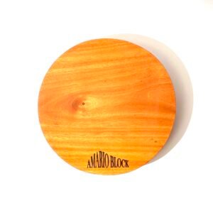 Mahogany Round Cutting Board 3cm Thick (S-Board Series) | Mahoni Cutting Board